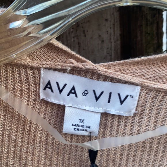 Ava & VIV cardigan sz. 1X NWT - Picture 2 of 4